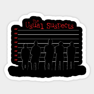 The Usual Suspects Sticker